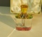 crystal perfume bottle in presentation box