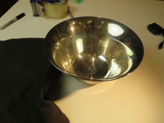 Tiffany Co sterling silver bowl 9" diameter