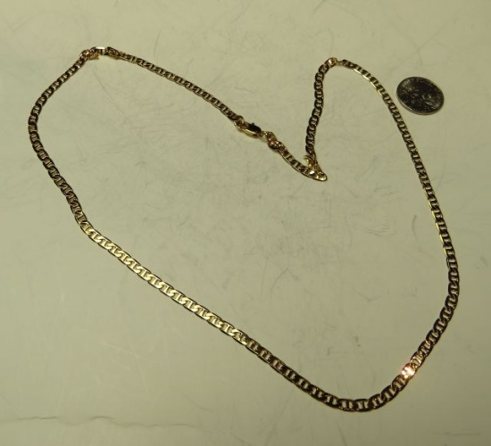 gold tone 20" chain (estate jewelry)