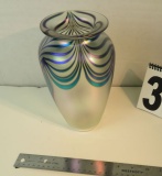 Eickholt art glass vase 9