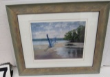 framed print Heron in Flight 16 x 20  Jon Smith