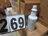 12 qt bottles - non acid restroom cleaner  plus 2 qt bottles of green concepts air freshener