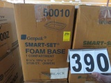 smart set 1 compartment foam base black 8 7/8 x 10 5/8 x 1 1/4  250 per case