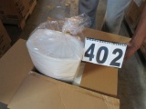 7x9 white plastic platters 500 per case