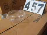 Solo crs8x clear salad bowls  8 oz case of 500 with case of 500 solo lids