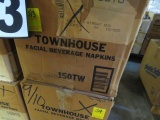 Townhouse napkins 10x10 10 2 ply  beverage napkins orange packed 2400 to case