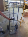 steel hand truck with pneumatic tires