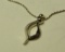 Sterling pendant on 16