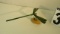 balancing metal dragon fly on bamboo stick