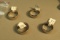4 Stainless Steel convex rings  1- @50 size 6, weight 7.5, 1- @60 size 9 1/4, weight 7.4 g, 1- @60 s