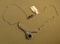 Sterling silver Rhodium coated necklace 16