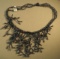 black hematite beaded 18