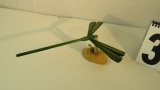 balancing metal dragon fly on bamboo stick