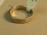 Sterling textured band - ring size 11 1/2
