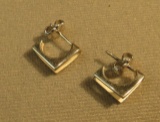 Sterling silver post earrings