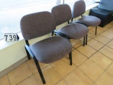 upholstered waiting room chairs