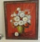 Framed Oil on Canvas  Flowers Still Life by M Doyle  27