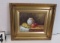 Framed Oil on Canvas  Fruit & Oriental Bowl by R Wilcox  14