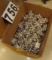 Box of approximately 100 silver gift bows