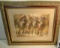 framed print Horse Races 19 x 23 T Gardner