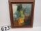 framed print on canvas Lady 25 1/2 x 21 1/2