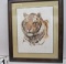 framed print Siberian Hunter Tiger 33 1/2 x 28 3/4 Guy Coheleach