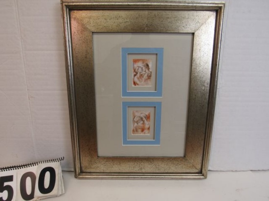Framed pairPrints  22 1/8" x 18 1/8"