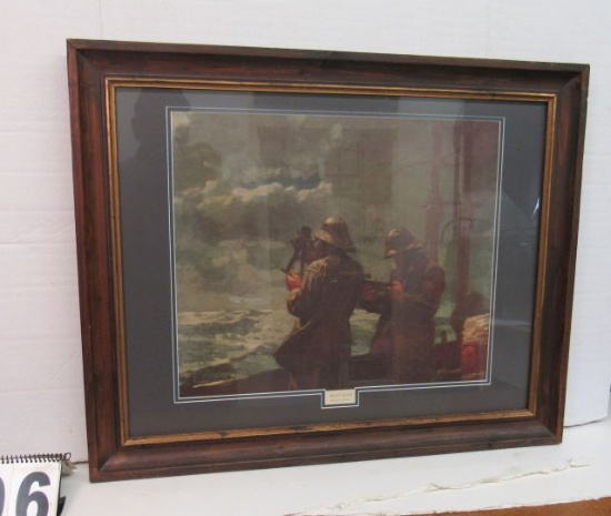 Framed Print  Eight Bells by Winslow  26" x 32"