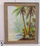 Framed Oil Palm Scene  36