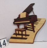 Wood art Piano  made from highly finished hardwood pieces23 1/2