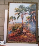 Framed Print on Canvas  Florida Swamp  60 1/2