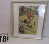 Framed Alice & Jerry on Poster Board  Circus Play  20