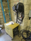 Hobart TR-950 ac/dc stick welder with leads and helmets