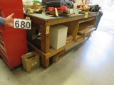 layout table work bench with casters