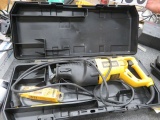 Dewalt reciprocating saw in case with extra blades