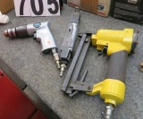 pneumatic stapler, drill, reciprocating saw