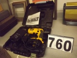 Dewalt 14.4 volt Drill Motor with Charge, 2 batteries, carry case