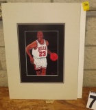 matted Michael Jordan Print