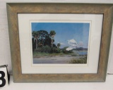 framed print White Egret in Flight 16 x 20 Jon Smith