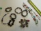 group of 8 mixed necklaces and bracelets