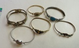 group of 6 mixed bracelets