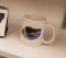 Gator head logo white coffee mugs