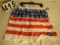 size L Swim shorts American Flag Gator Logo with rear pocket