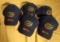 Group of 5 Florida Gators embroidered logo  caps MISSING Top Button