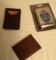 Mixed lot, business card holders and metal case…