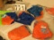 Florida Gators orange and blue scull caps and wigs