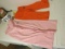 kids Florida Gators scrub pants pink with some orange mixed in (2) 1 - 2 yr old (2) 3 to 4 yr old (5