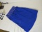 blue ladies dresses with the F logo (2) small (5) med (2) large