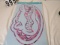 U of F licensed  die cut vinyl decalsSpringfed 24 inch Gator Head (3) Pink Camo (4) Pink