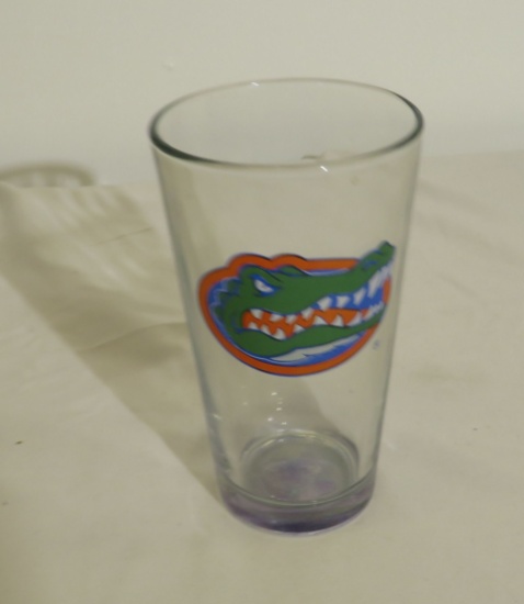 beer glasses with Gator head logo (packed in2 cases of 24)